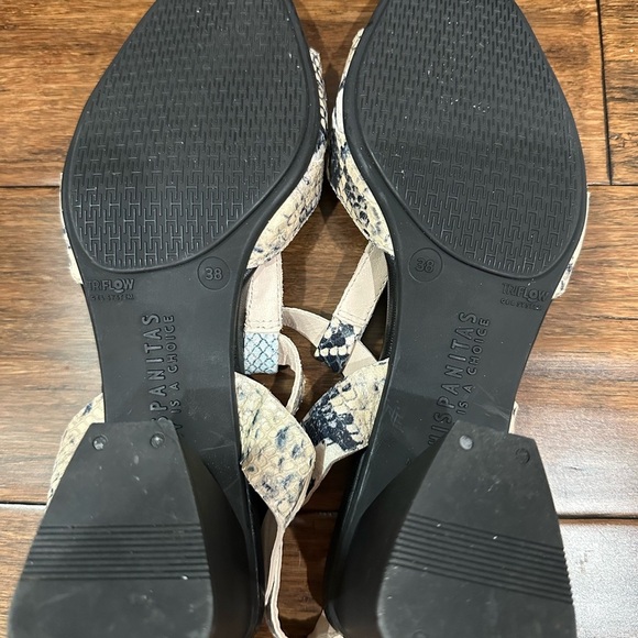 Hispanitas Stylish Snakeskin Patterned Women's Sandals size 38 - Picture 7 of 7